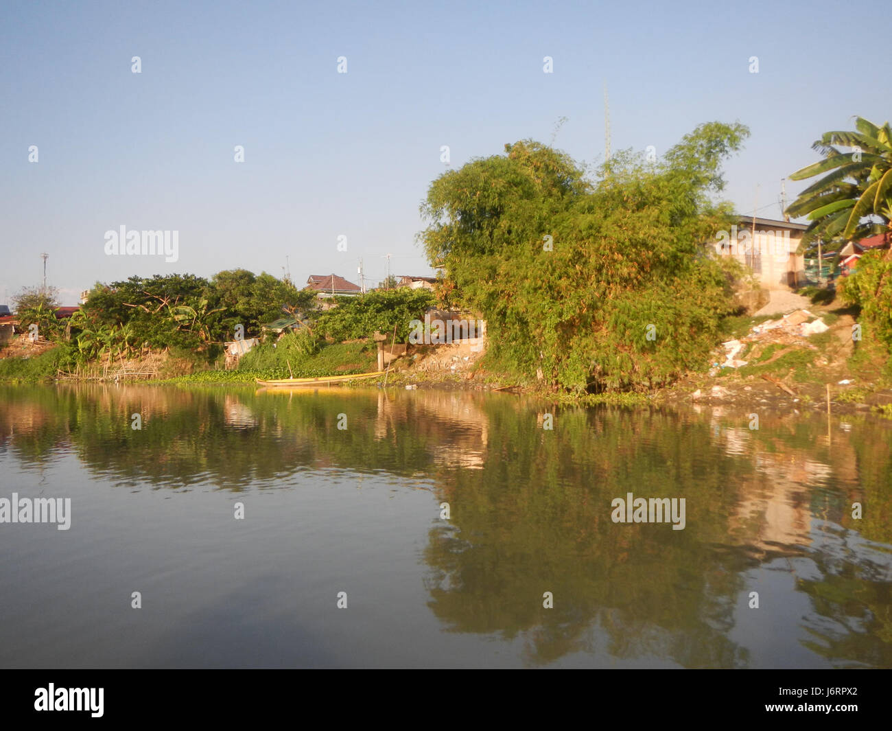This image shows the riverside districts of Calumpit, Bulacan, and ...