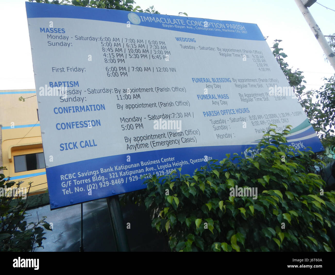 09697 Immaculate Conception Parish BayanBayanan Avenue Concepcion Uno