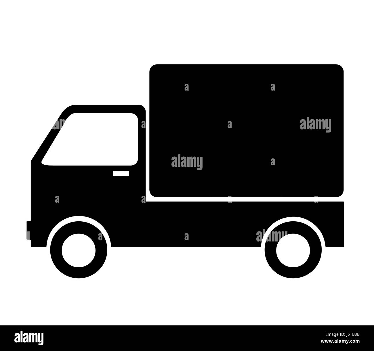 truck with commodities vector Stock Vector