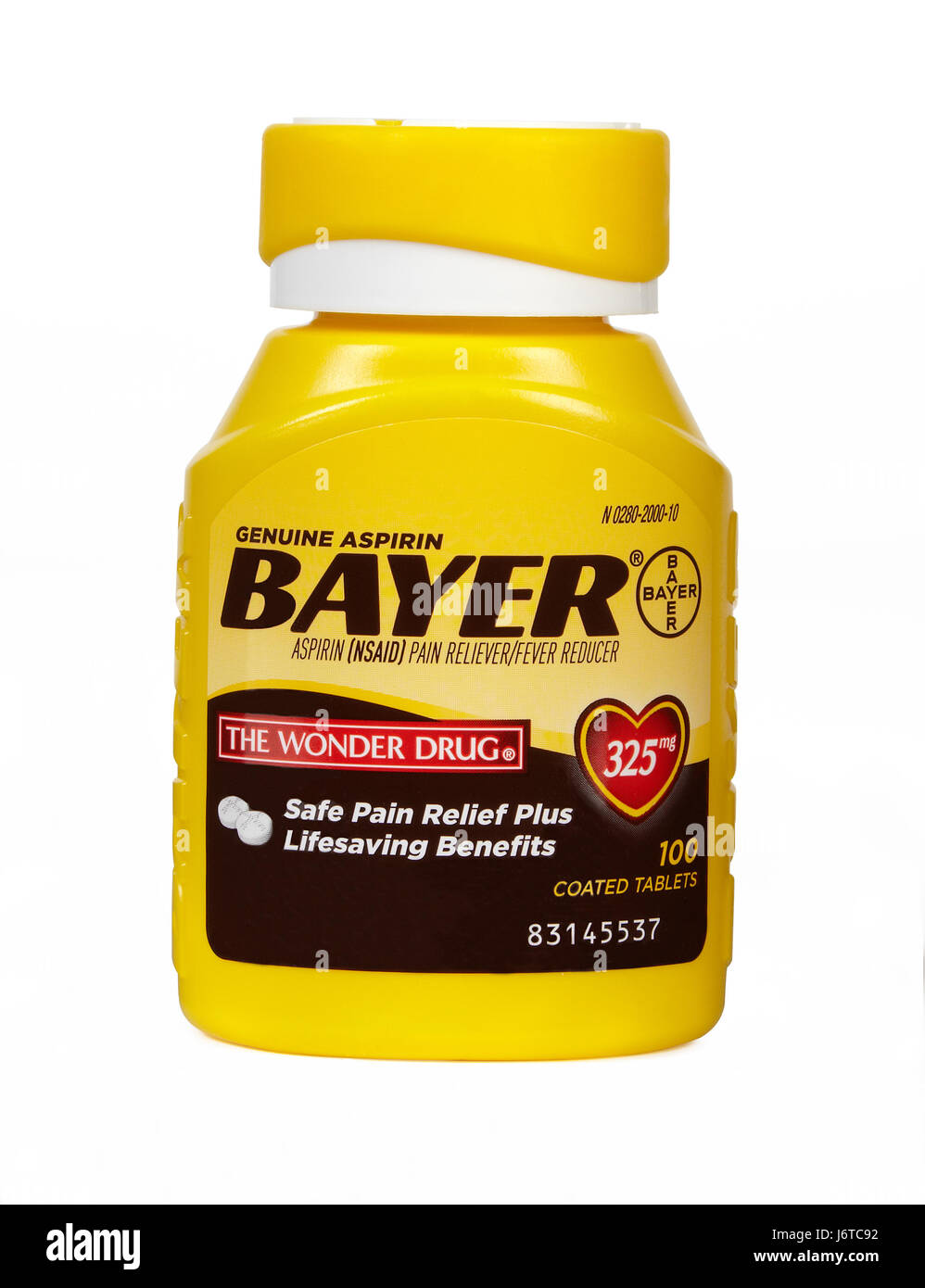 Bayer Aspirin Stock Photo
