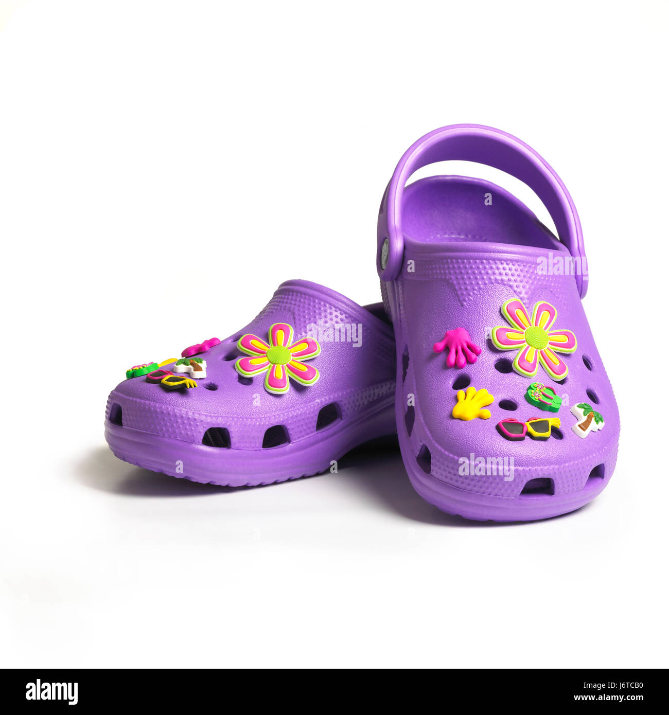 Crocs with jibbitz hi-res stock photography and images - Alamy