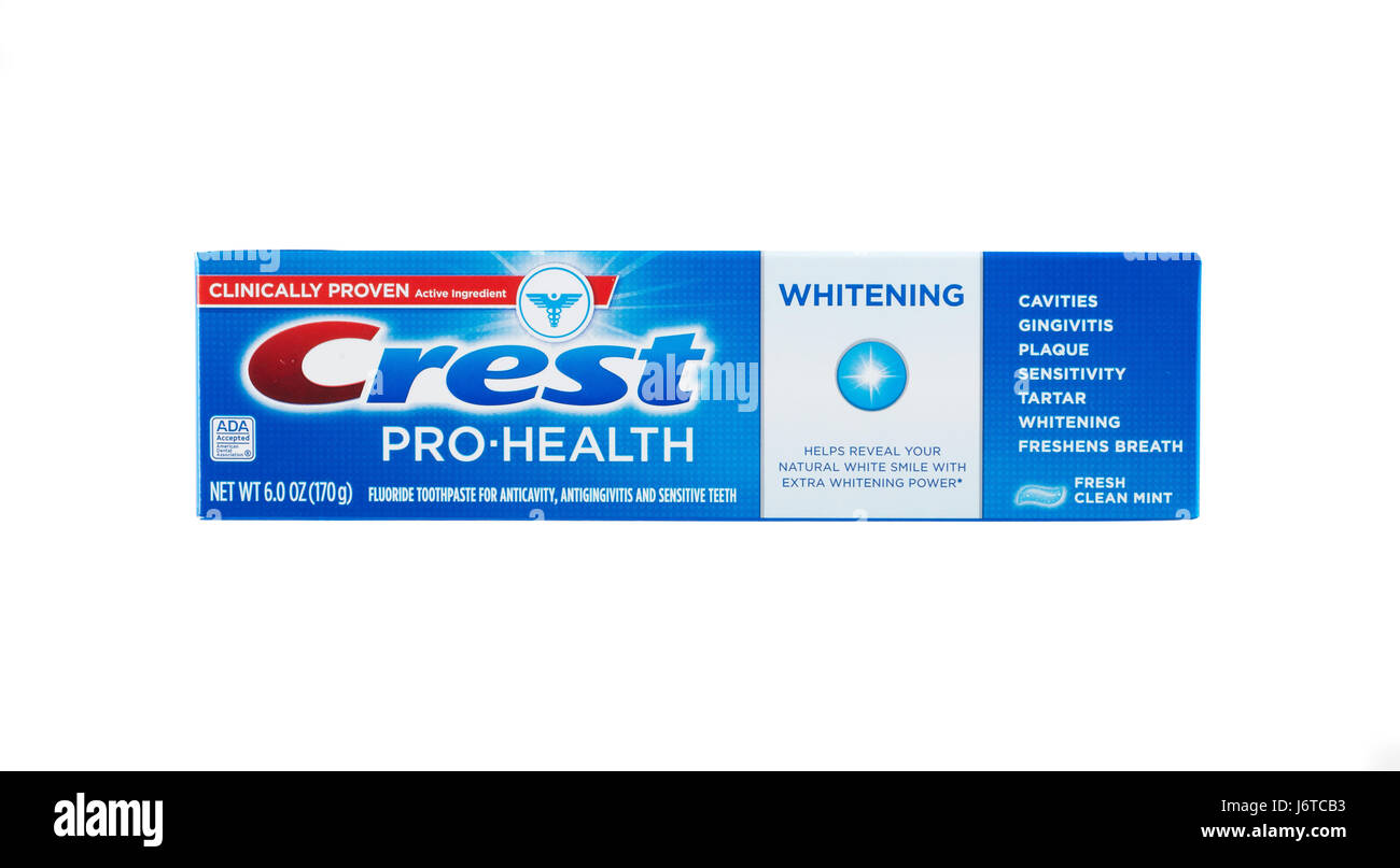 Crest ProHealth toothpaste Stock Photo Alamy
