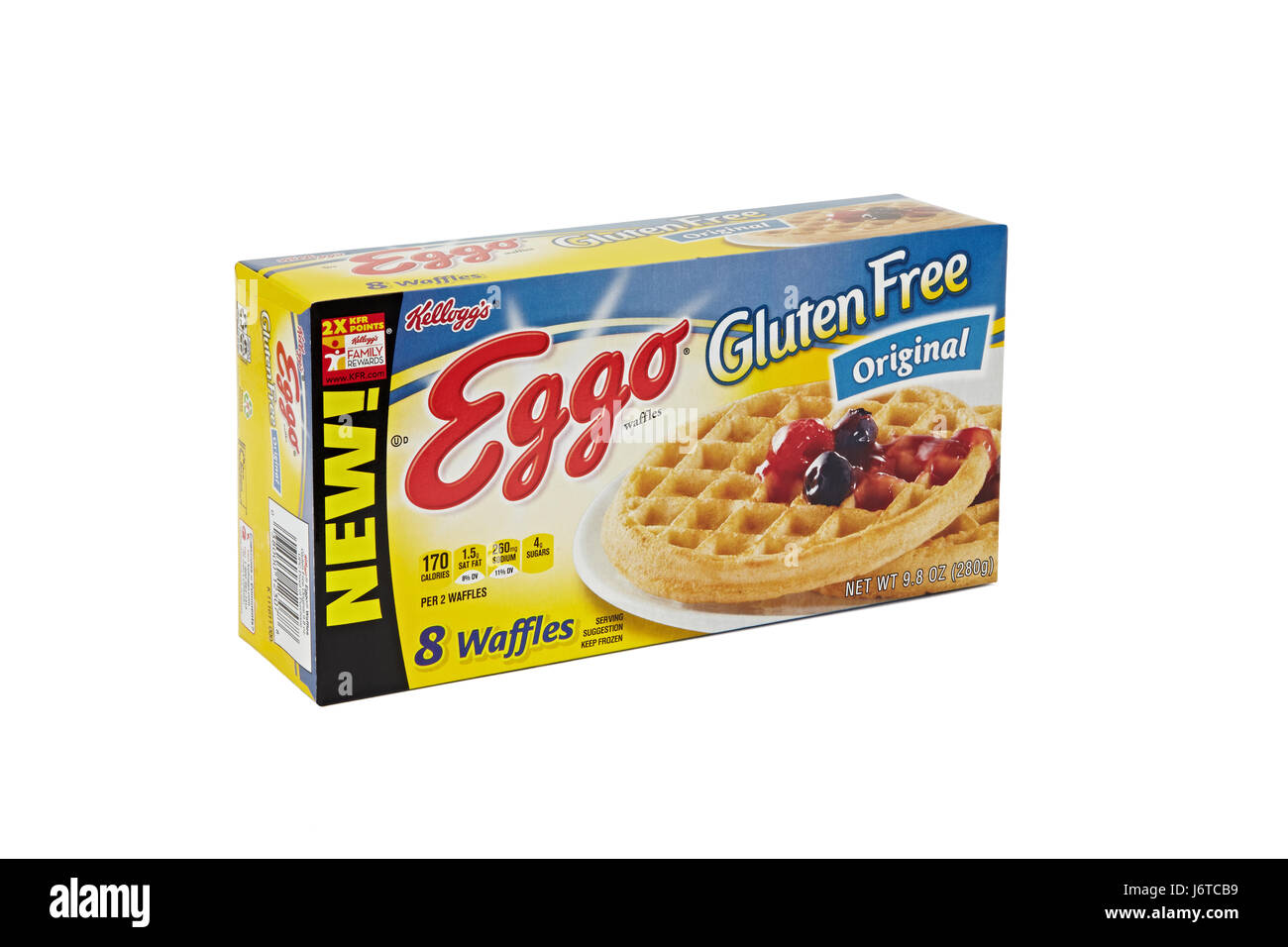 Eggo waffles Stock Photo