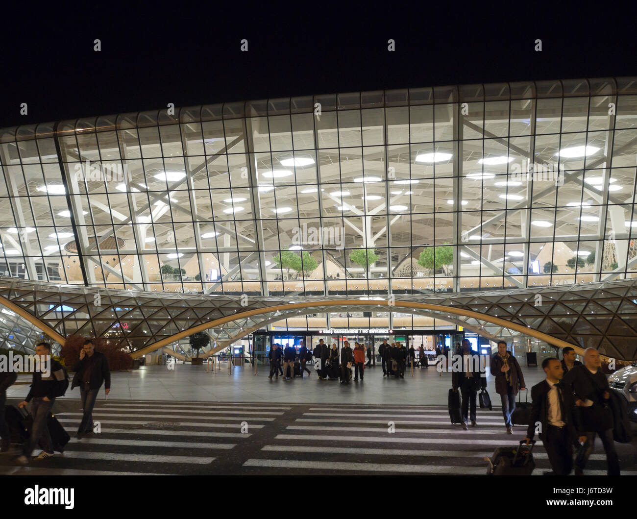 Heydar Aliyev International airport, Baku Azerbaijan, exterior view Stock Photo