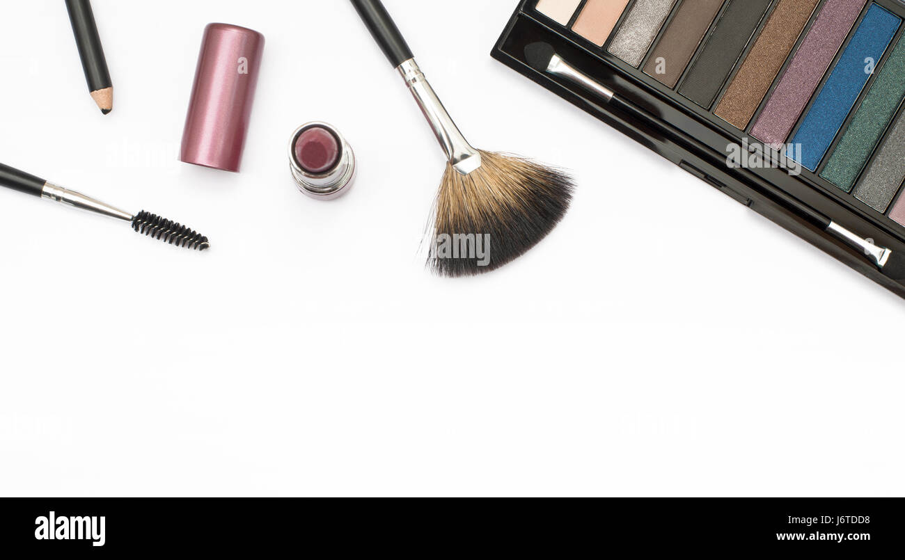 makeup header Stock Photo
