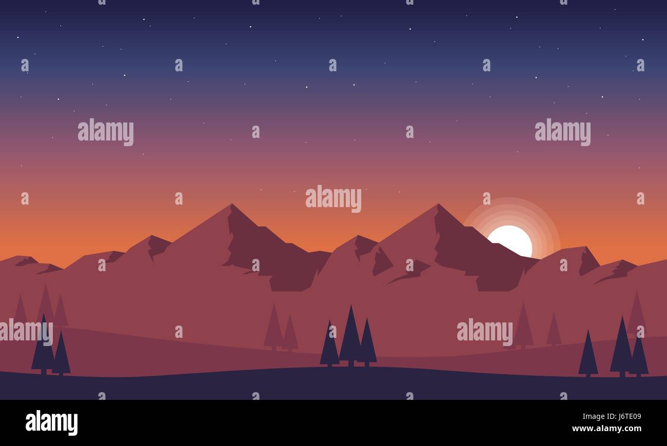 Background game style beauty landscape Stock Vector Image & Art - Alamy
