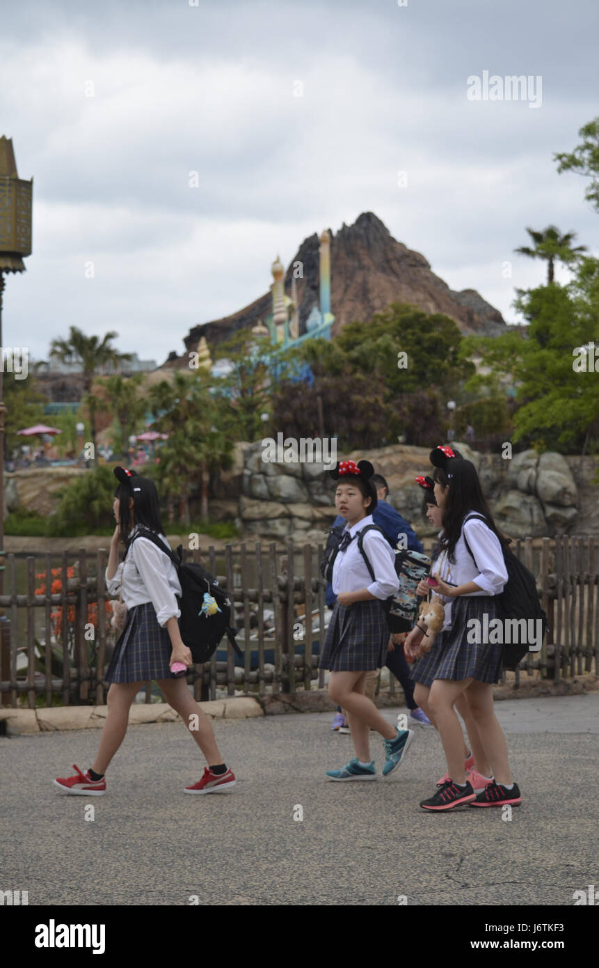 Tokyo, Japan. 14th May, 2017. Tokyo Disney Sea on May 14, 2017. Photo by: Ramiro Agustin Vargas Tabares Credit: Ramiro Agustin Vargas Tabares/ZUMA Wire/Alamy Live News Stock Photo