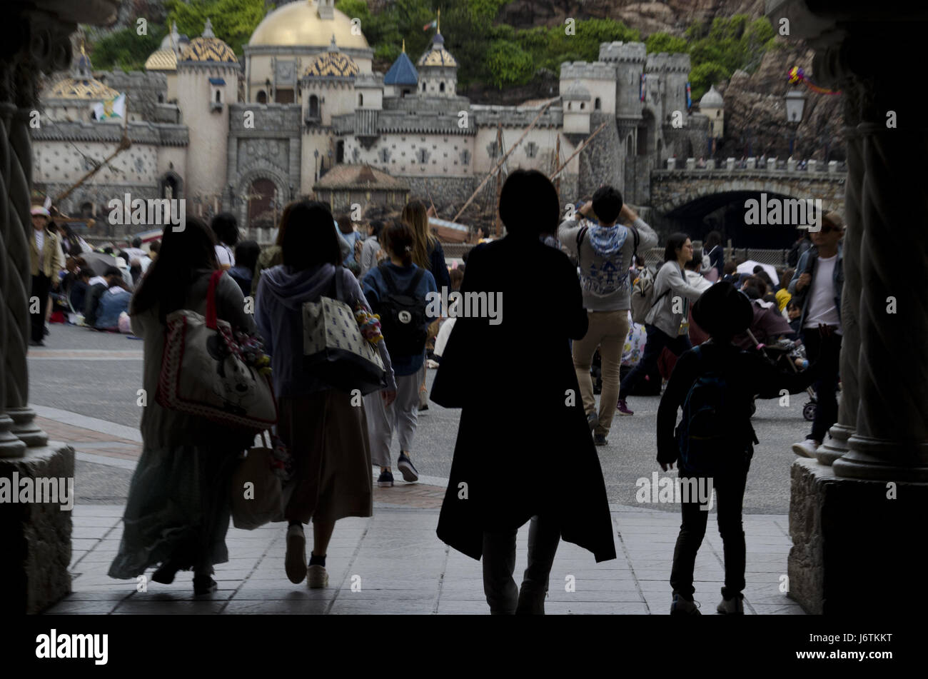 May 14, 2017 - Tokyo, Japan - Tokyo Disney Sea on May 14, 2017. Photo by: Ramiro Agustin Vargas Tabares (Credit Image: © Ramiro Agustin Vargas Tabares via ZUMA Wire) Stock Photo