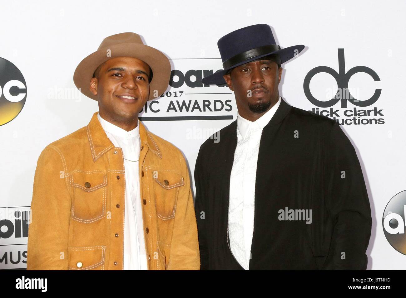 Las Vegas, NV, USA. 21st May, 2017. Christopher Jordan Wallace, Sean Combs in the press room for Billboard Music Awards 2017 - Press Room, T-Mobile Arena, Las Vegas, NV May 21, 2017. Credit: Priscilla Grant/Everett Collection/Alamy Live News Stock Photo