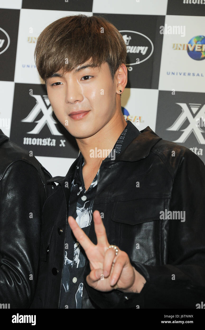 Monsta X May 19 2017 Members Of South Korean K Pop Boy Band