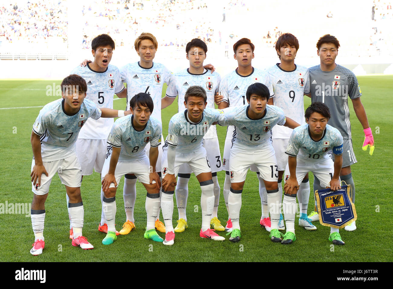 Suwon South Korea 21st May 17 U u Japan Team Group Line Up Jpn Football Soccer Fifa U World Cup Korea Republic 17 Group D Match Between South Africa 1 2 Japan At Suwon World