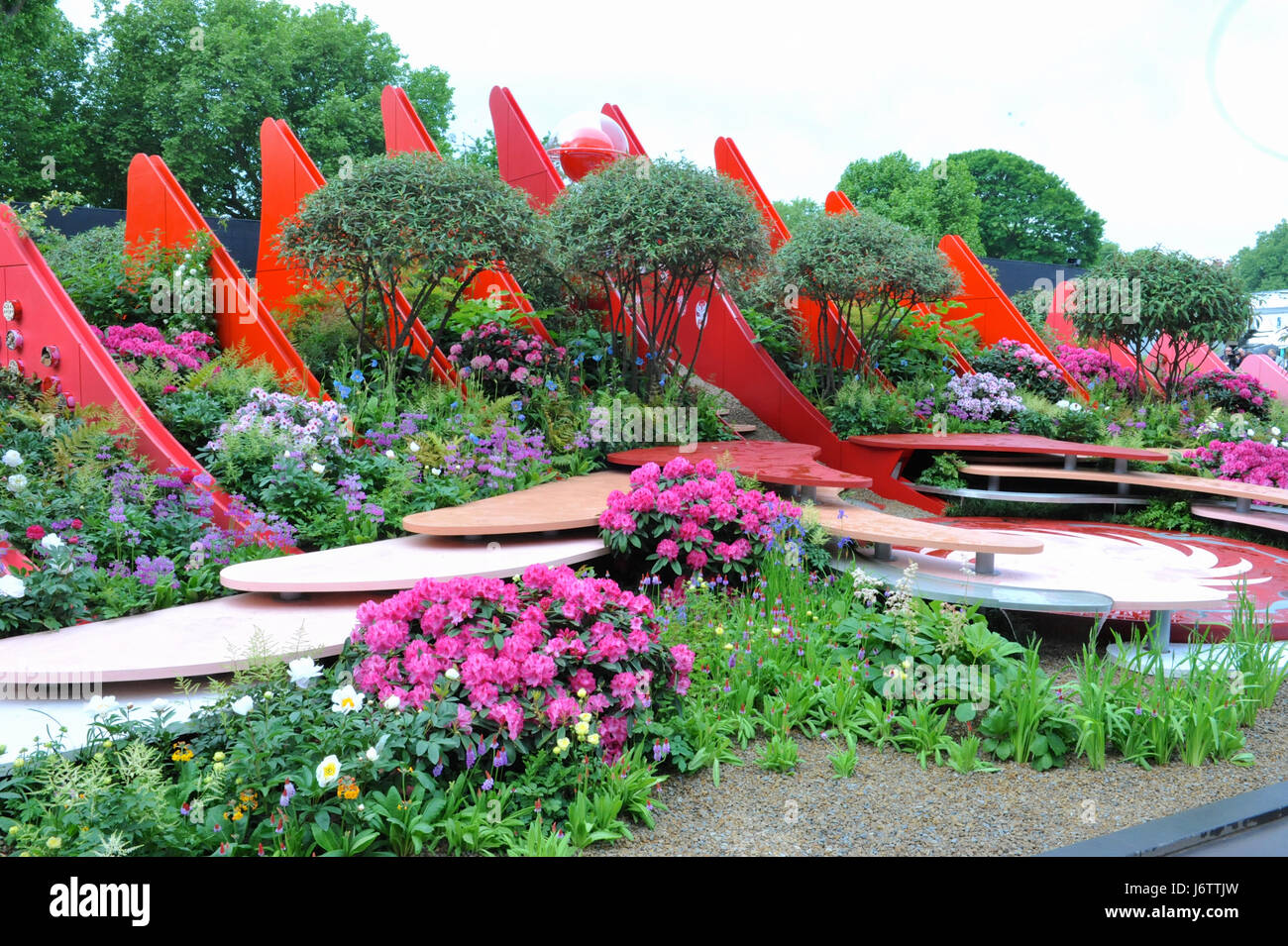 London, UK. 22nd May, 2017. The Silk Road Garden (designed by Laurie