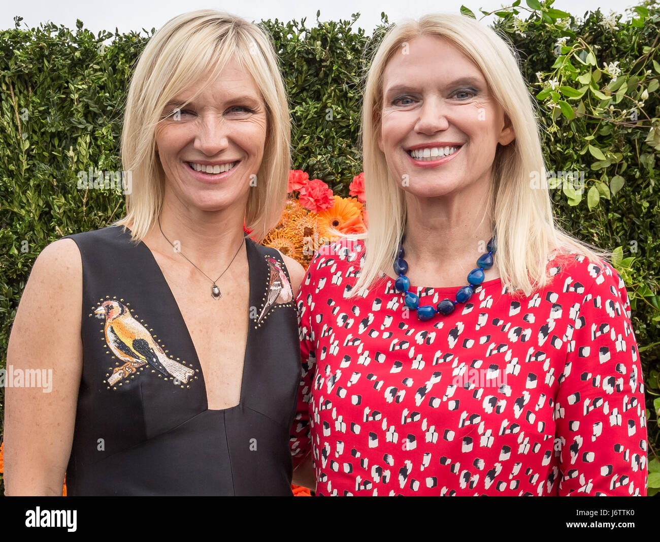 London, UK. 22nd May, 2017. Jo Whiley and Anneka Rice from BBC Radio 2