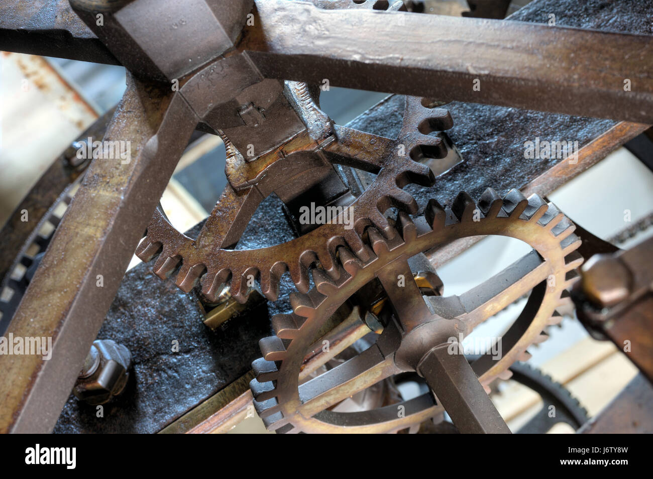 wheel teeth wheels clock clockwork machine detail inside historical