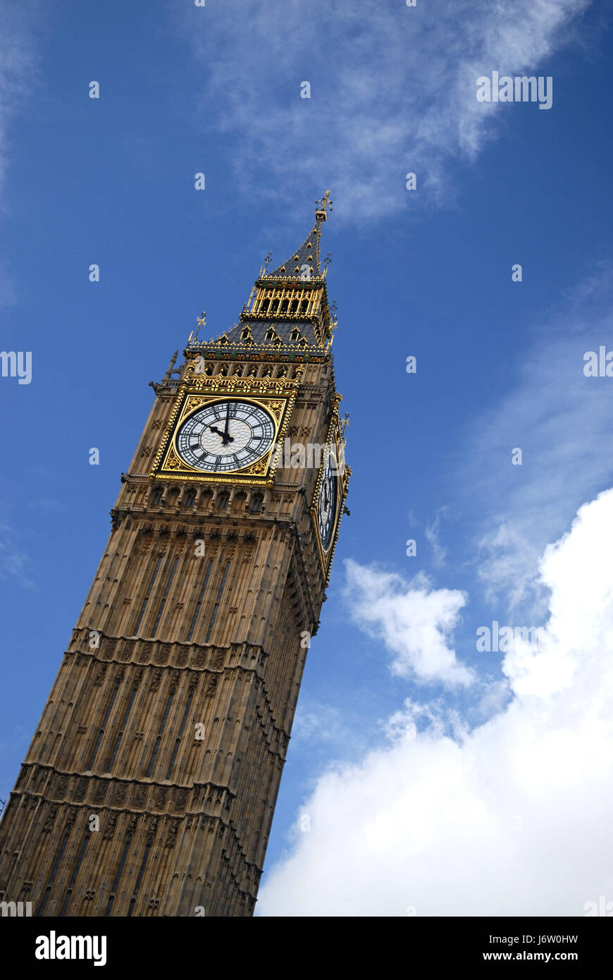 clock london england parliament emblem metropolis holiday vacation holidays Stock Photo