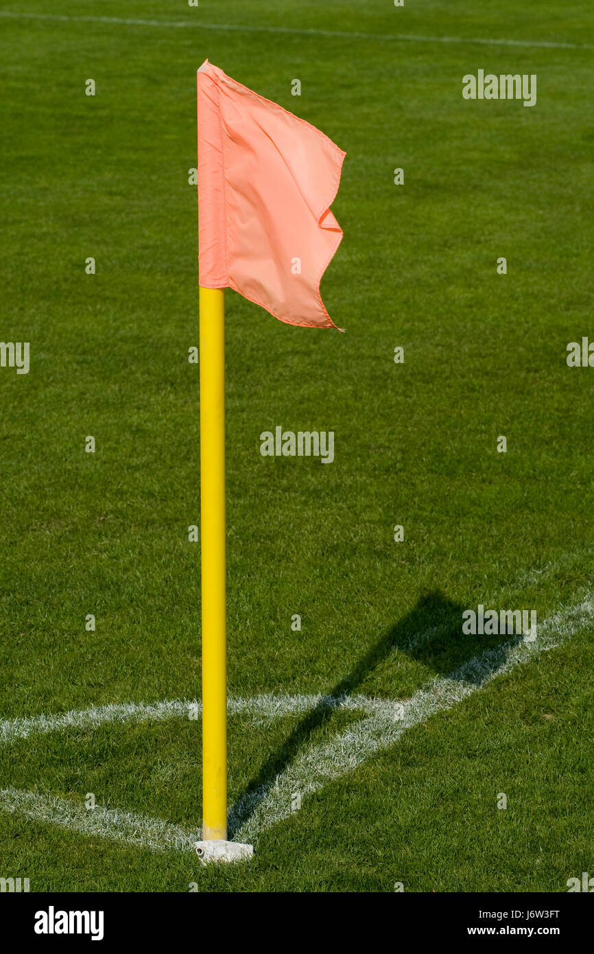 flag corner sports field corner kick football ground football pitch