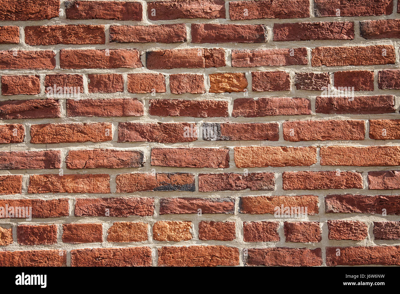 Historic close-up brick wall masonry, Lancaster County, Pennsylvania, USA, US, United States, brickwork texture pattern, Fs 19.02 Stock Photo