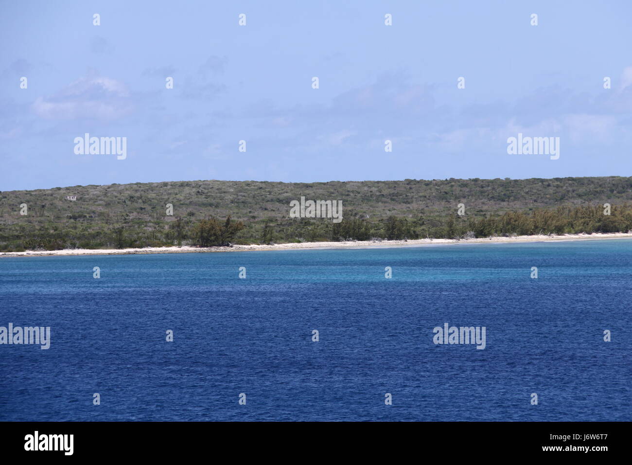 dream beach in the bahamas Stock Photo