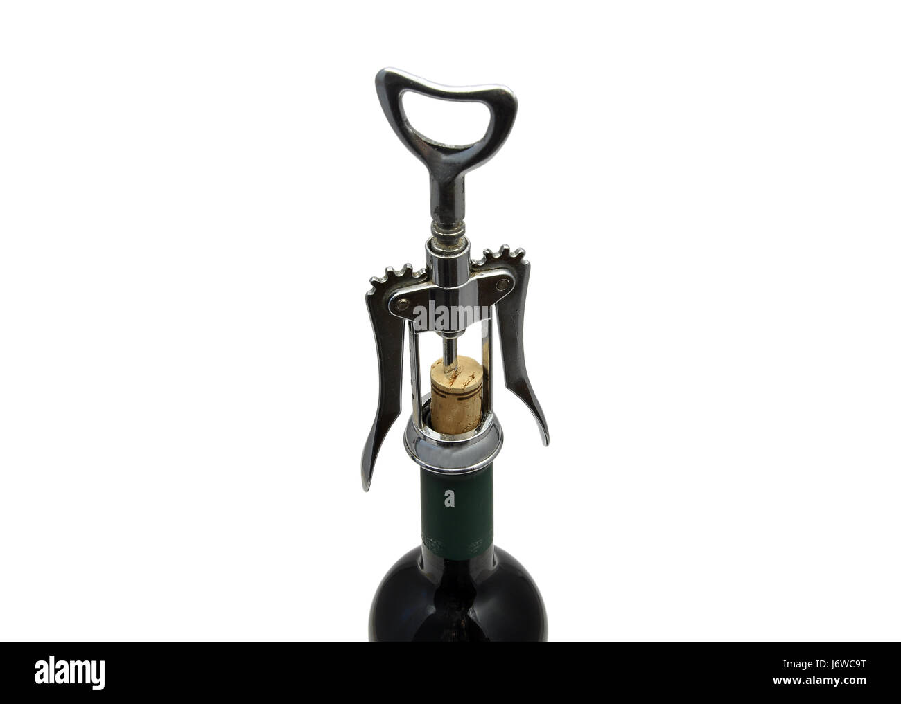 drink wine alcohol red wine bottle cork corkscrew macro close-up macro Stock Photo