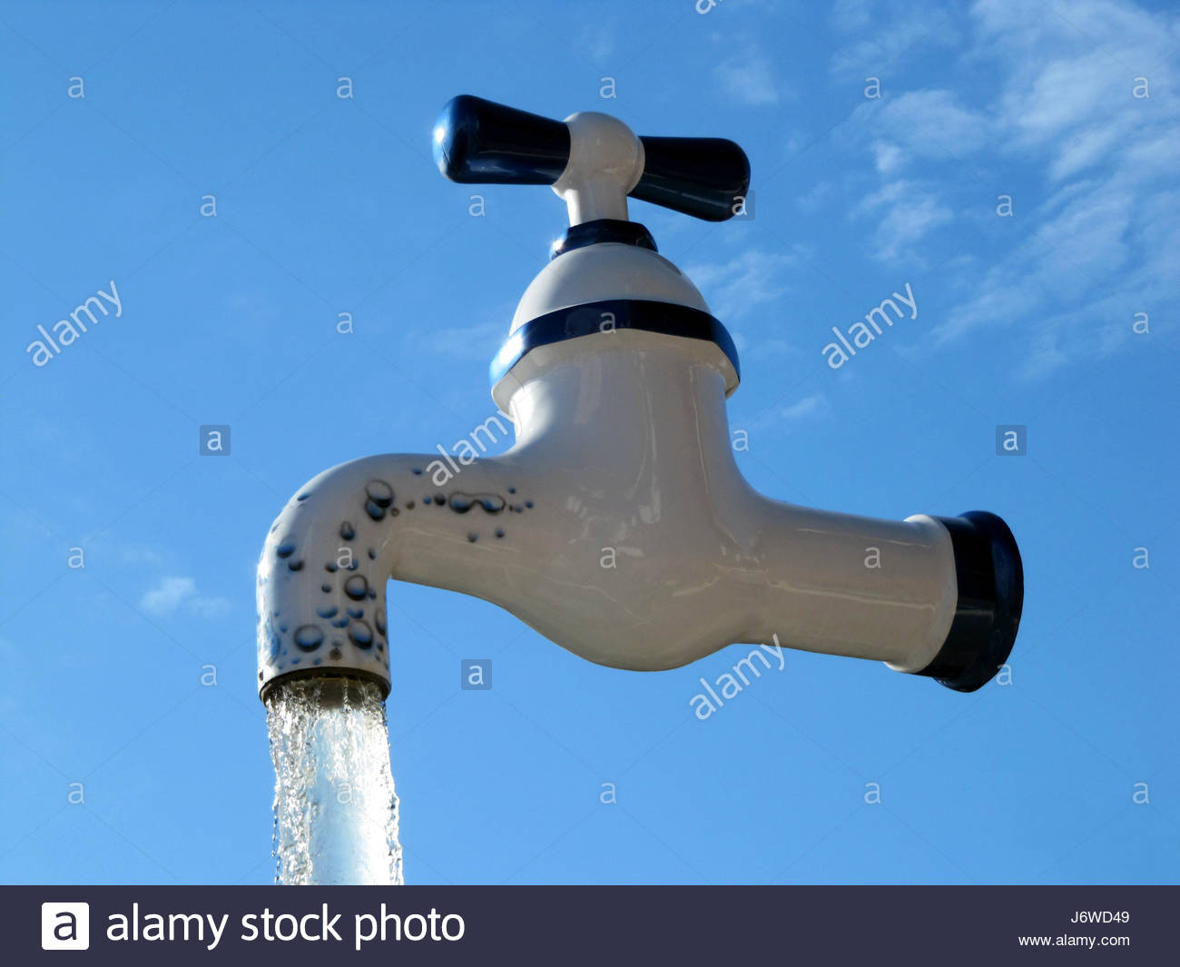 Floating Faucet Stock Photo 141929993 Alamy