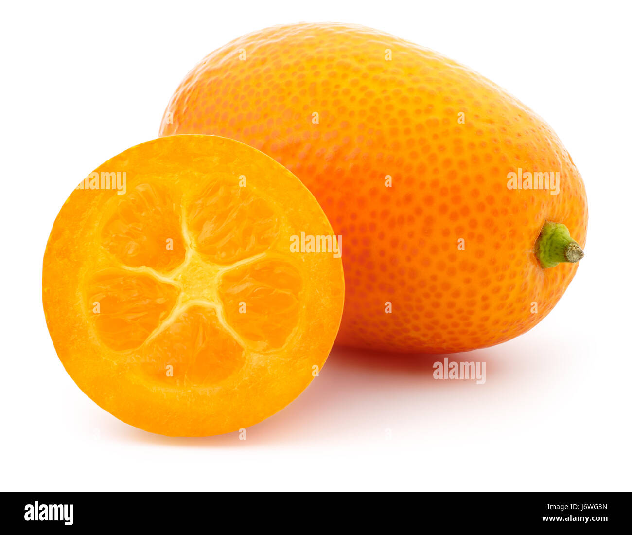 Kumquat fruit on a white background, isolated Stock Photo Alamy