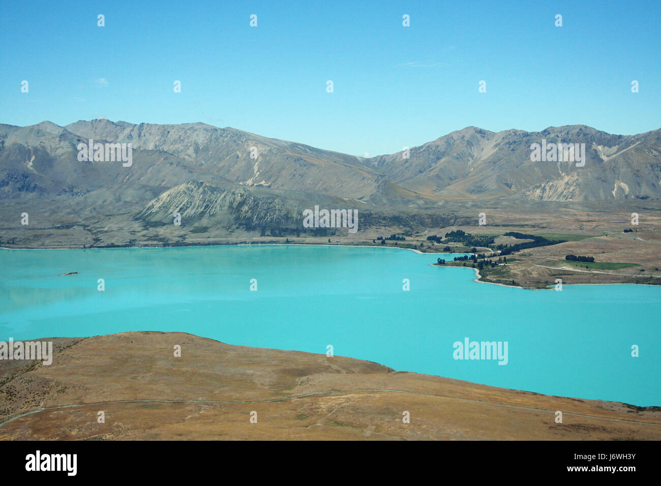 lake tekapo new zealand south island Stock Photo - Alamy