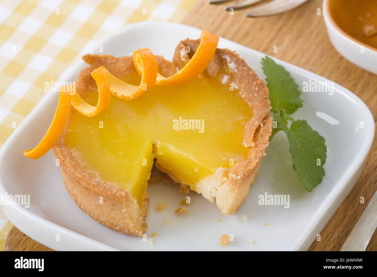 three quarters tart Stock Photo