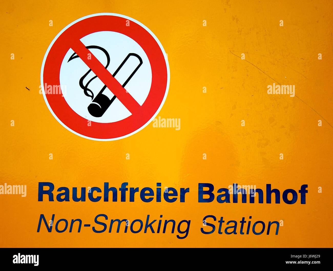 non-smoking station Stock Photo