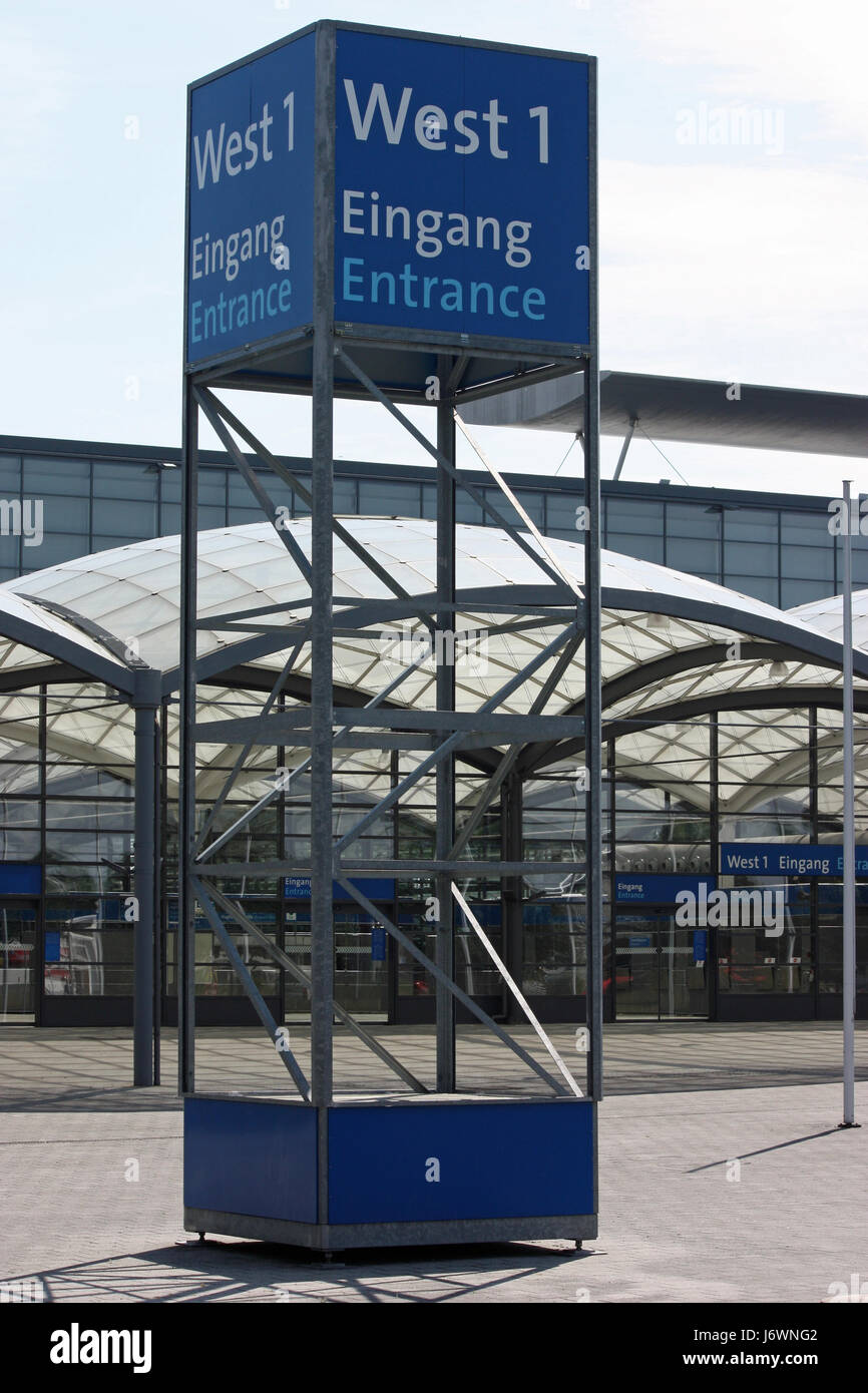 Hannover Exhibition Grounds Entrance West Stock Photo - Alamy