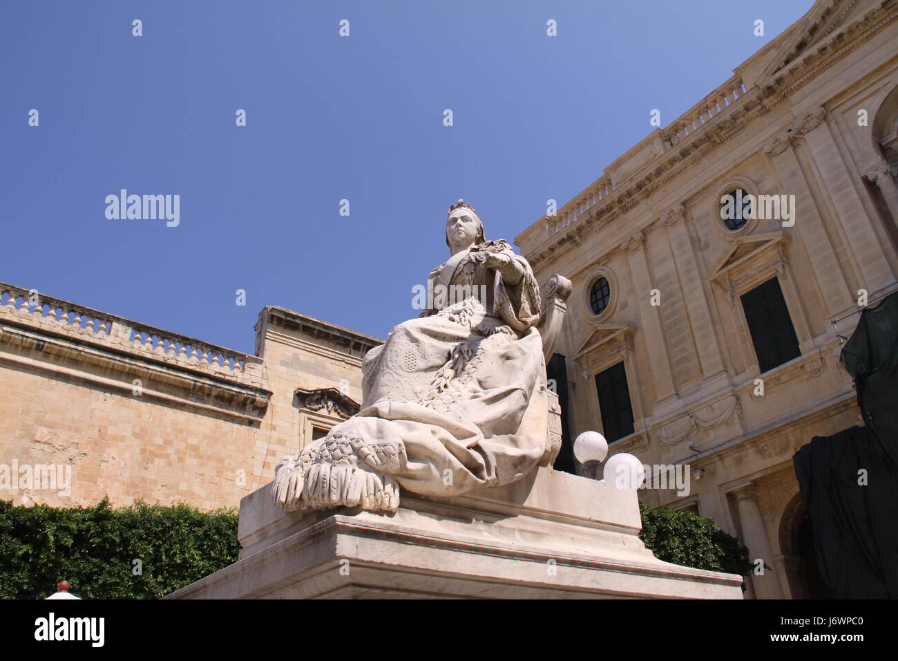 historic statue in malta Stock Photo Alamy