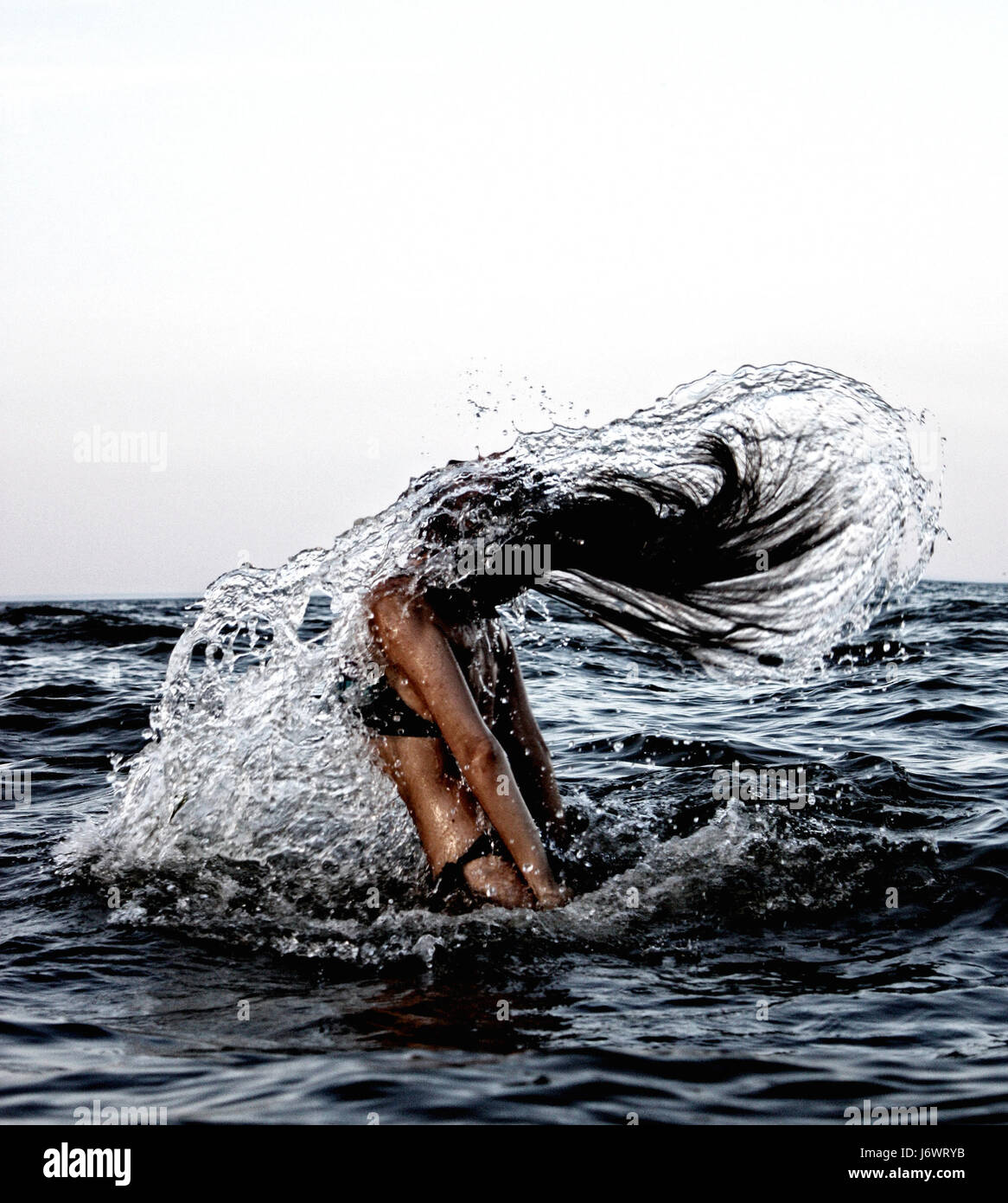 woman water north sea salt water sea ocean hairs baltic sea appearance