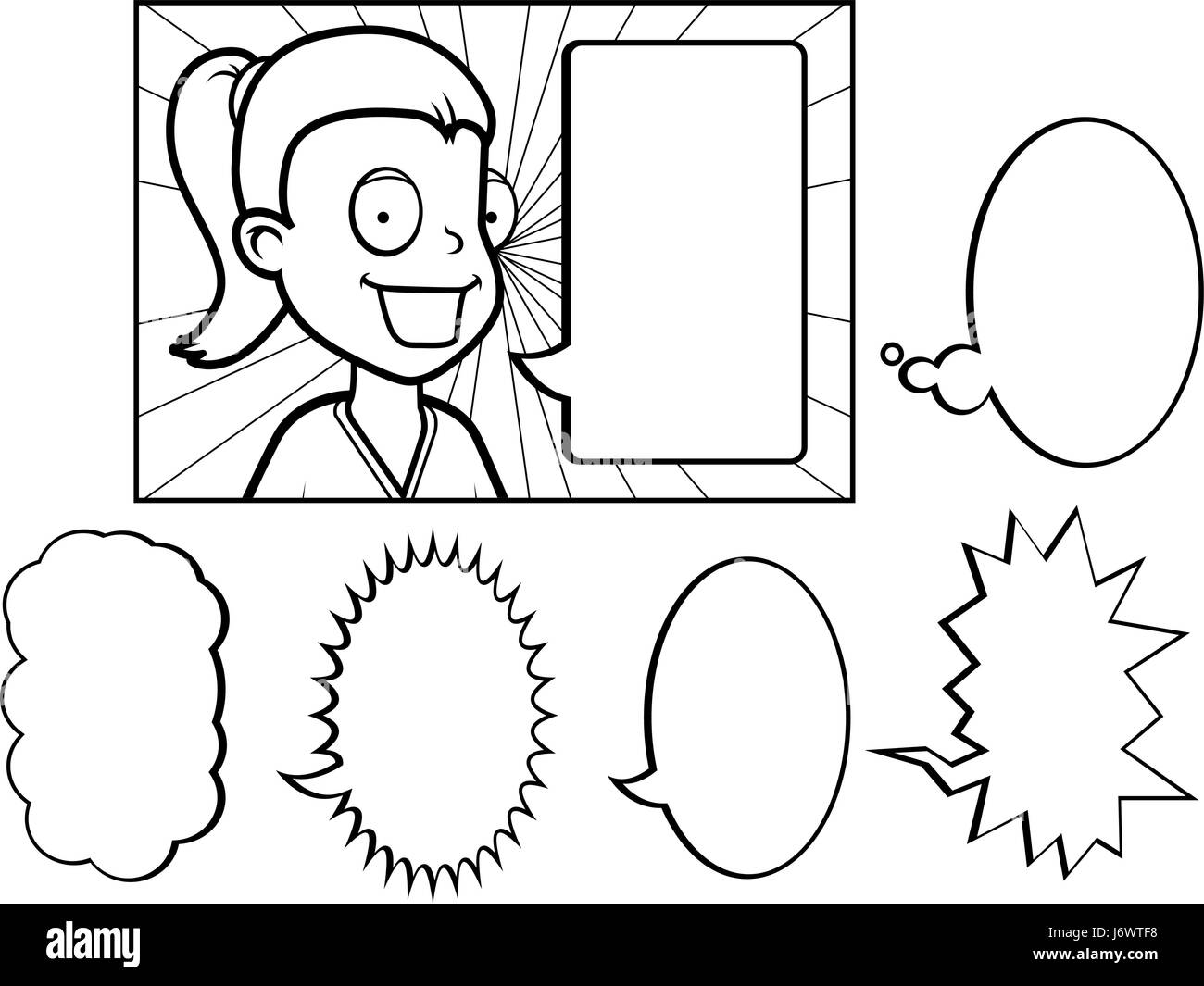 girl talking clipart black and white christmas