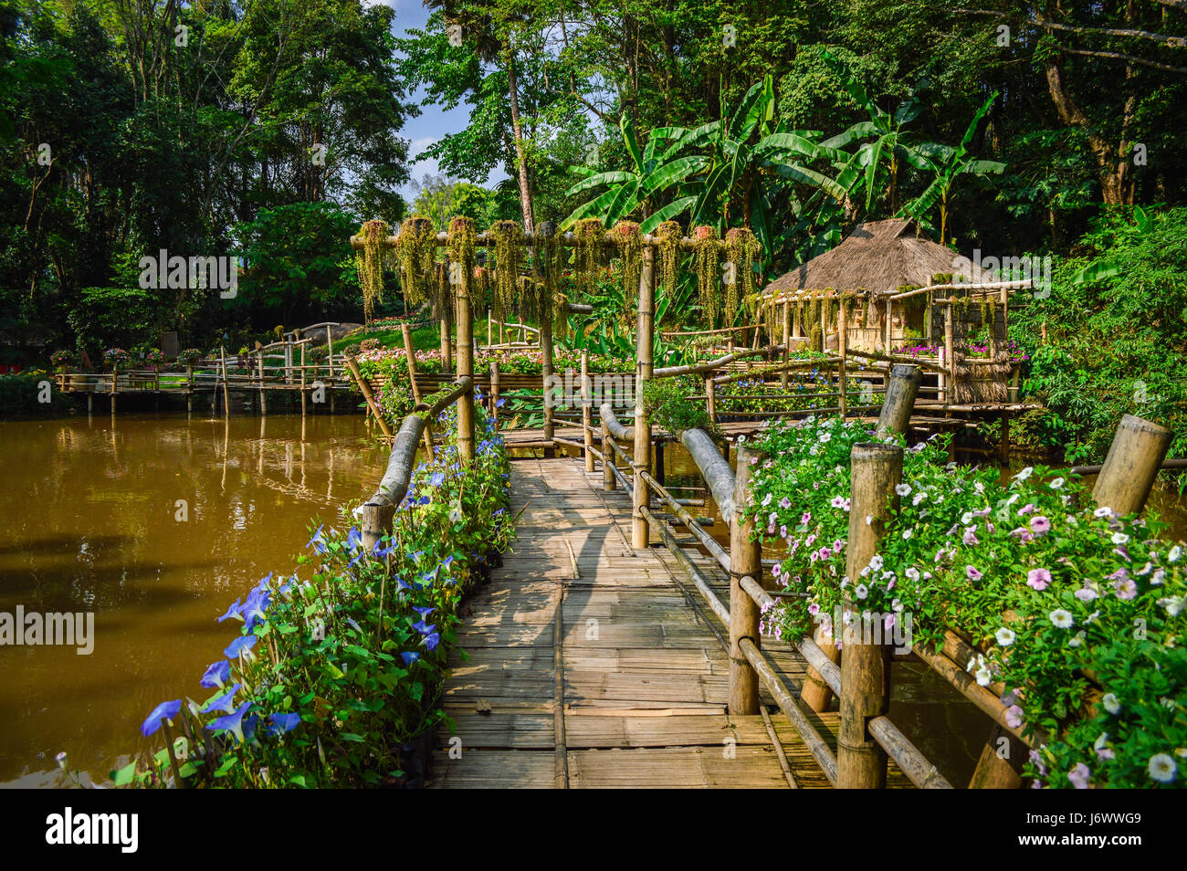 Chiang Rai, Thailand April 6, 2017 Doi Tung Royal Villa, The Mae