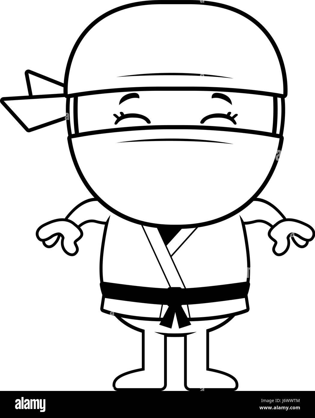 Ninja Clipart Black And White