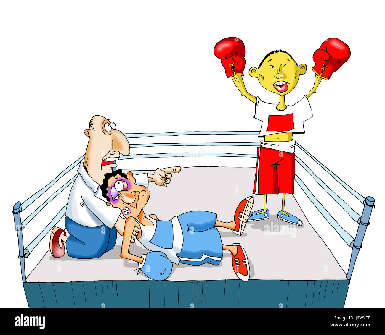 sport sports competition karate boxer boxing sport sports humour  competition Stock Photo - Alamy