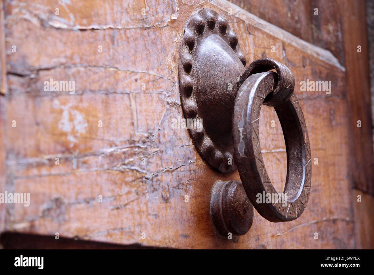 old door knocker Stock Photo