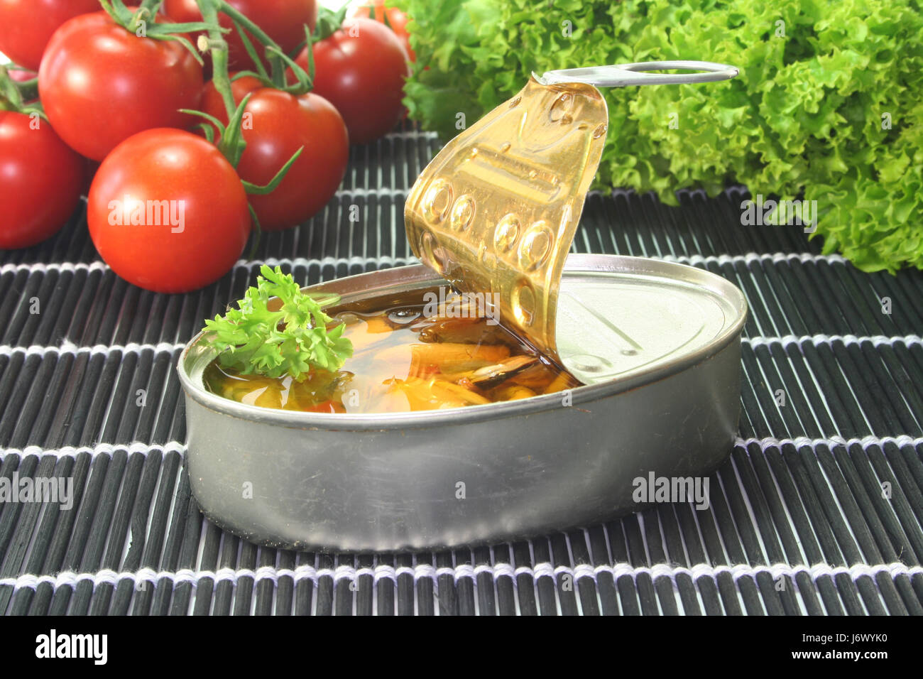 a canned clams Stock Photo Alamy