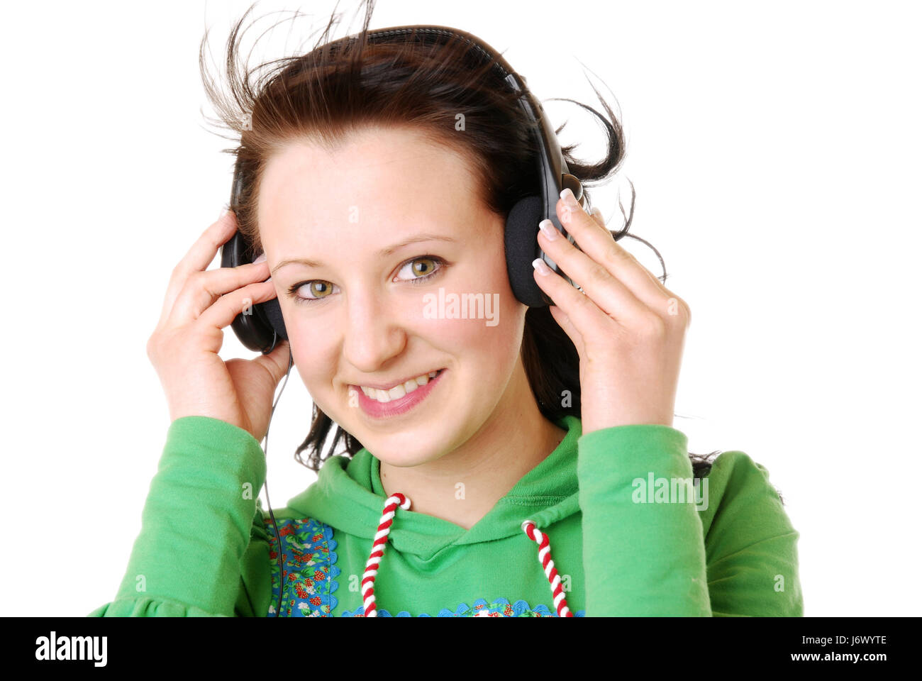 listen to music Stock Photo - Alamy