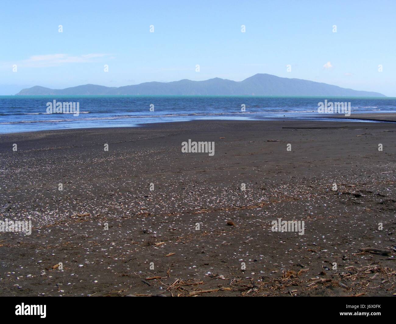 waikanae beach Stock Photo