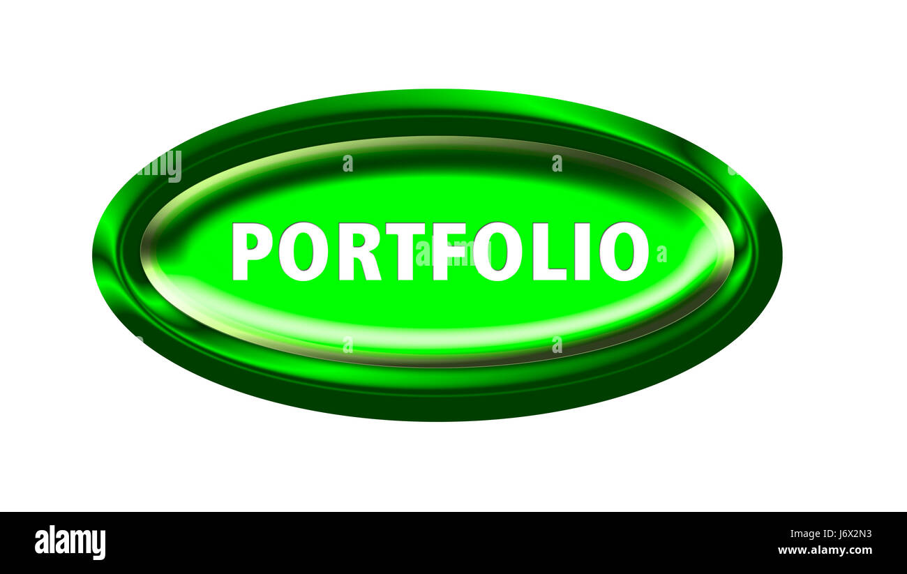 portfolio button Stock Photo