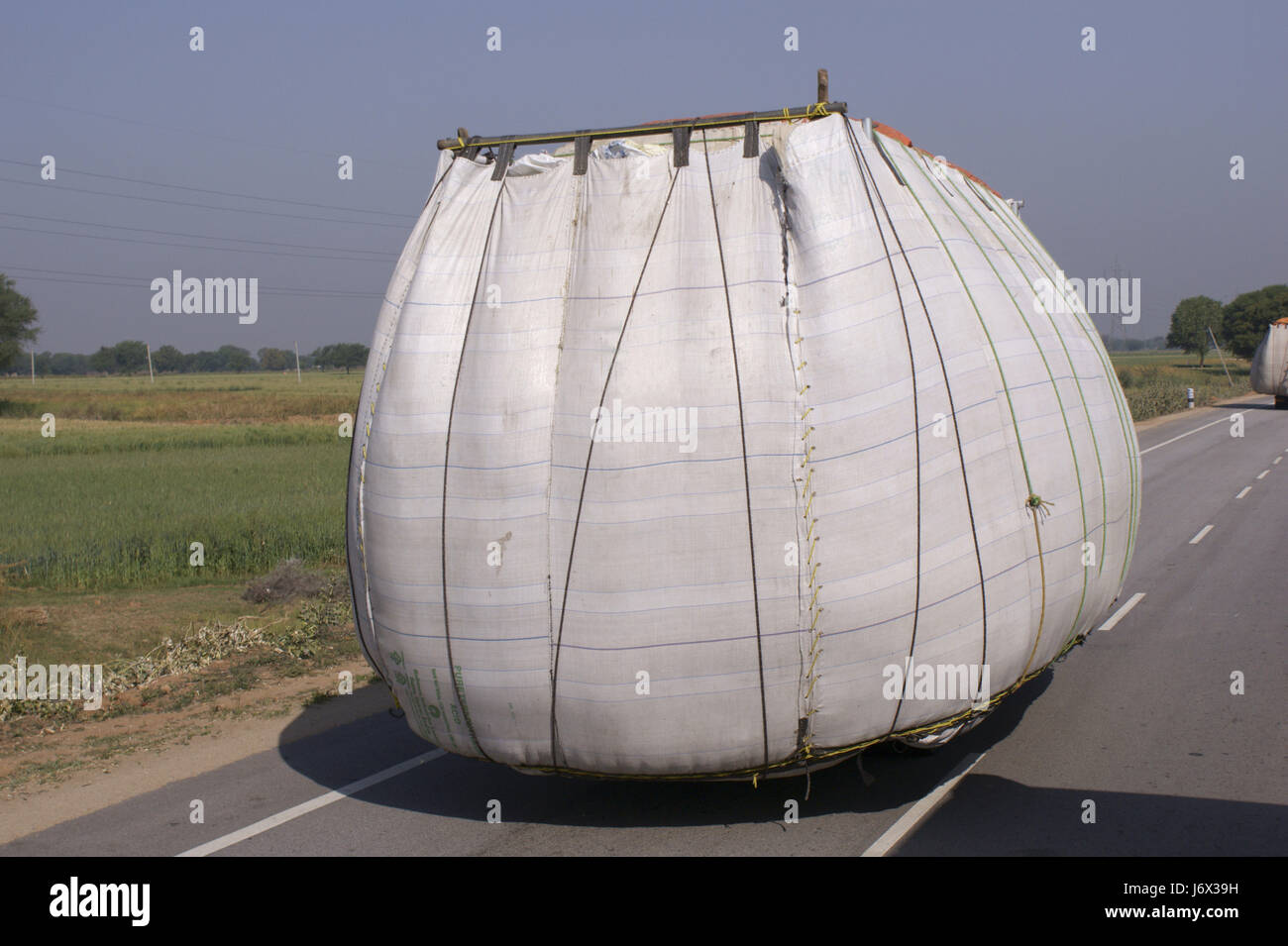 overloaded truck in india Stock Photo Alamy
