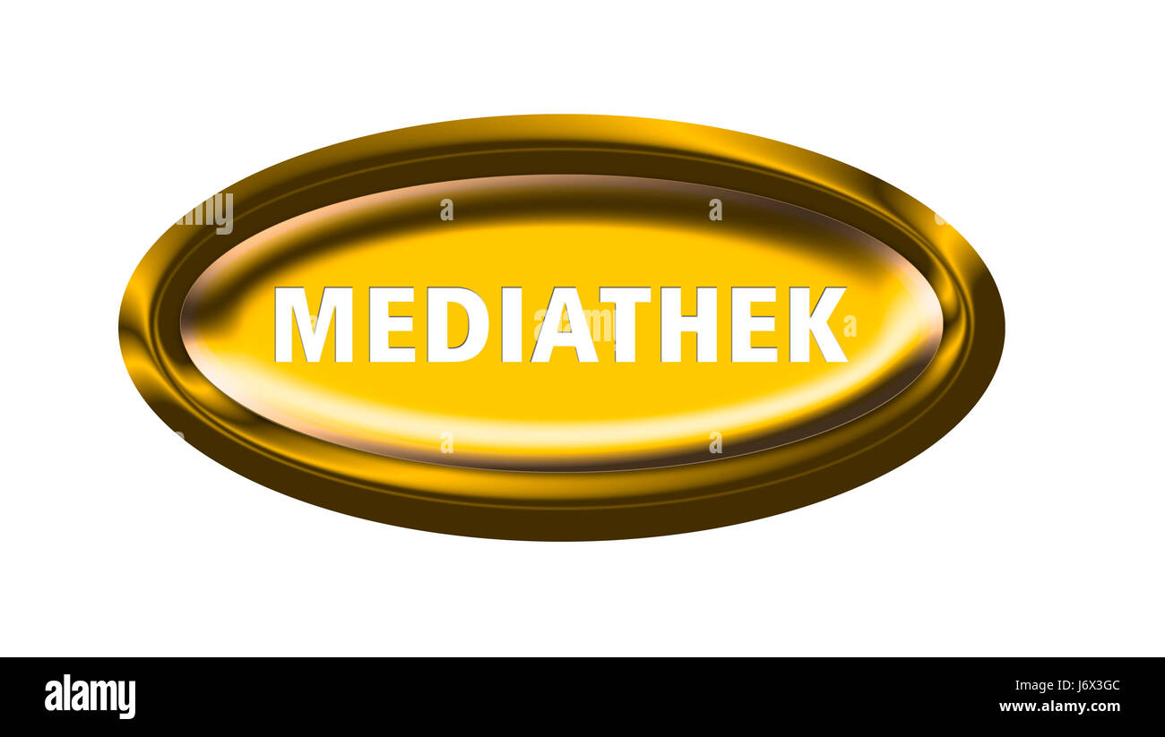 media library button Stock Photo - Alamy