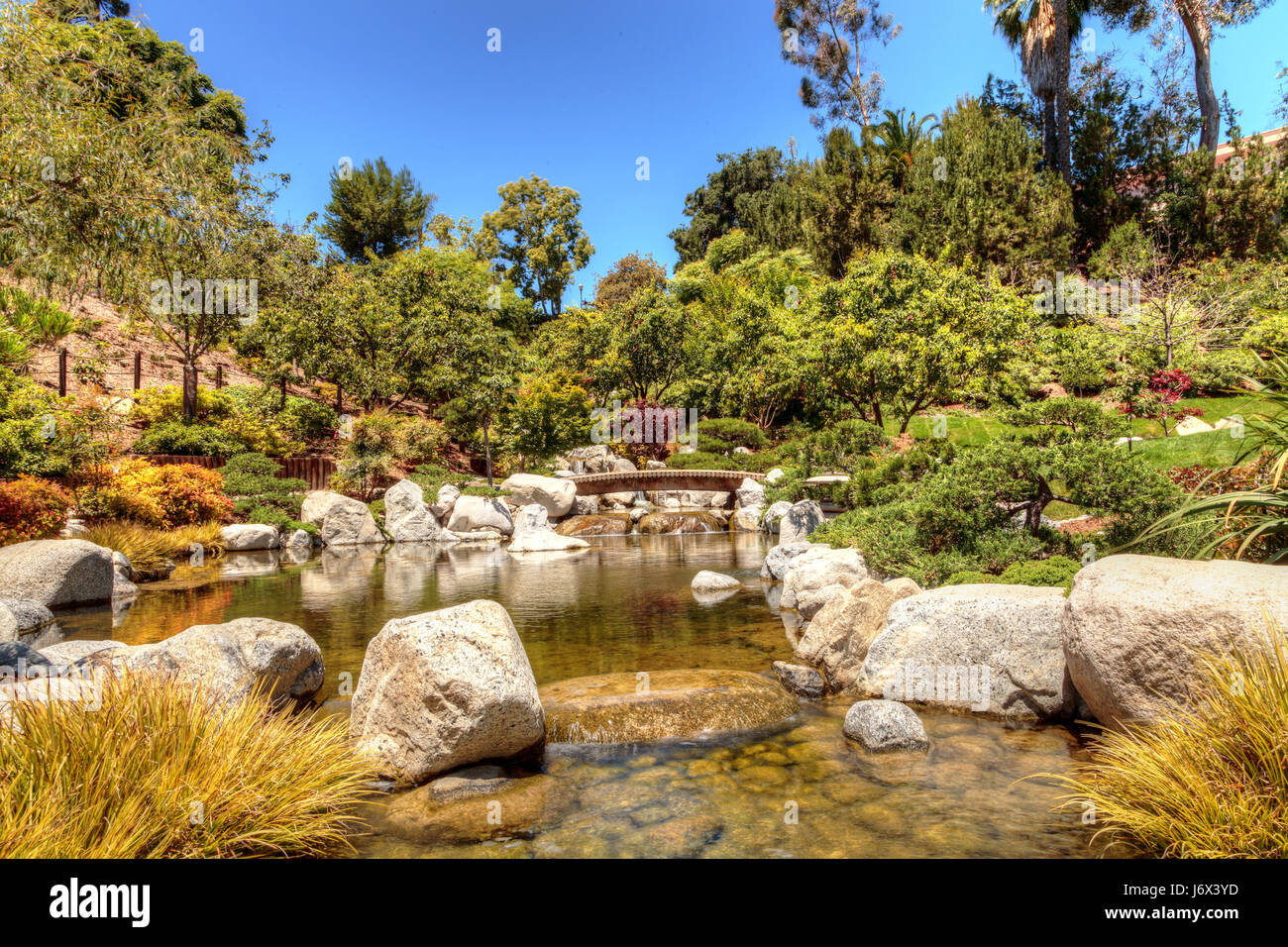 San Diego, California/USA - August 12, 2019 Japanese Friendship Garden in B...