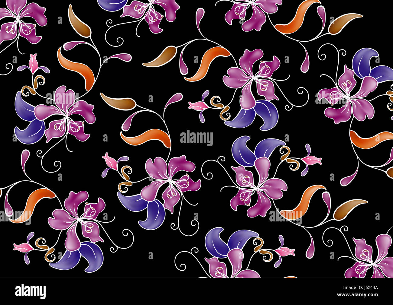 flower plant pattern backdrop background floral texture blue beautiful ...