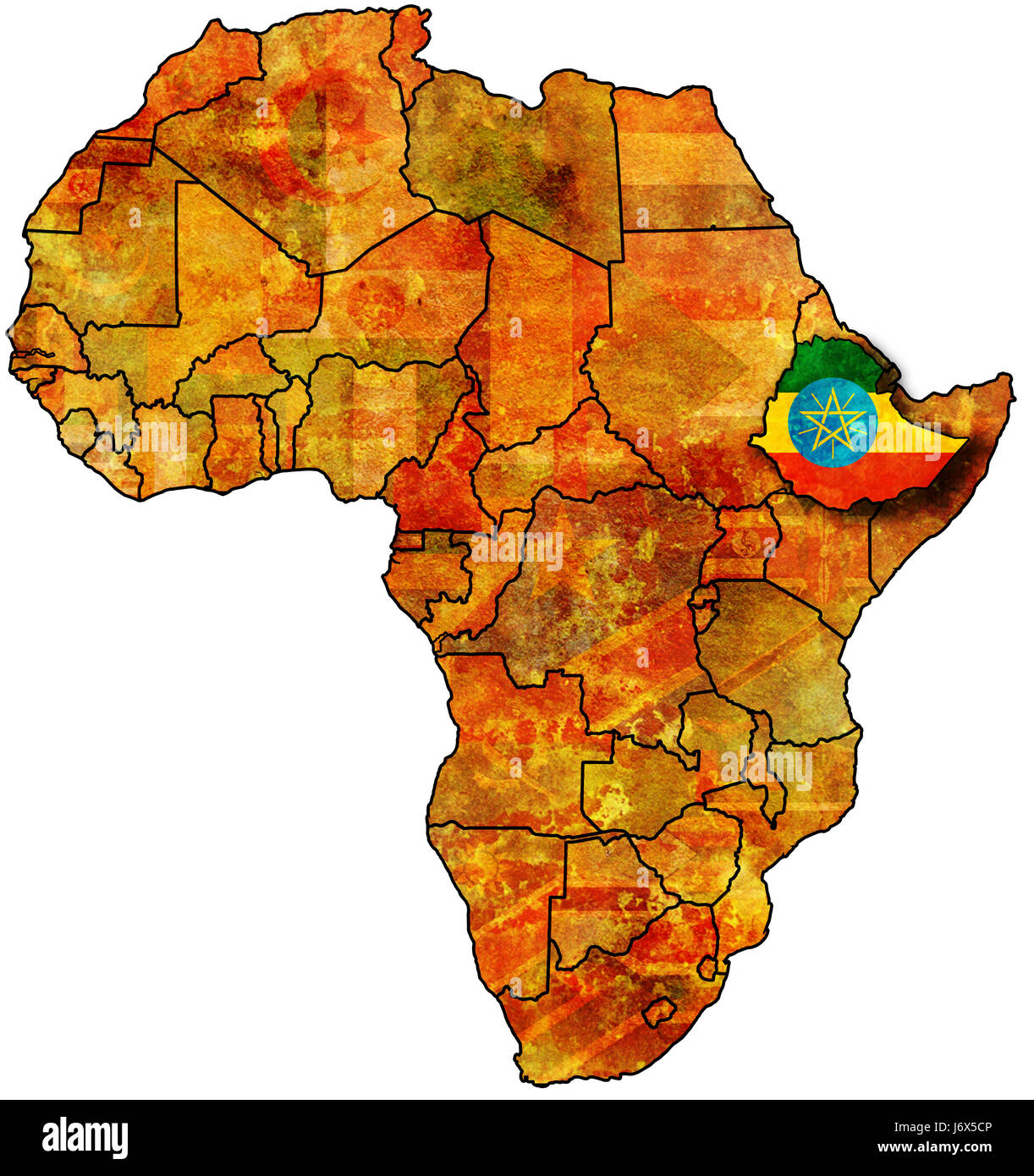Old map of ethiopia hires stock photography and images Alamy