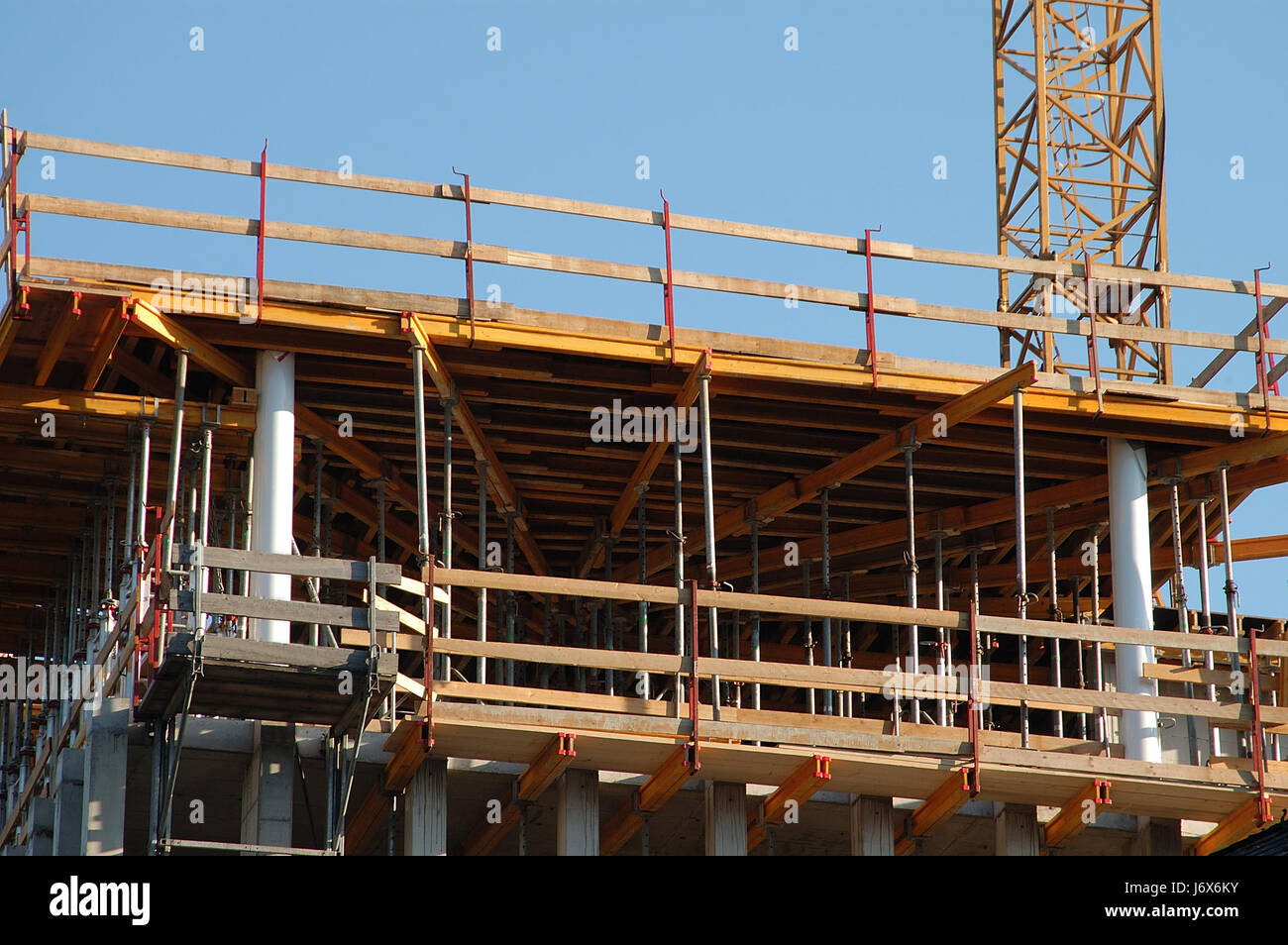 new building scaffold scaffolding building industry construction site new Stock Photo Alamy