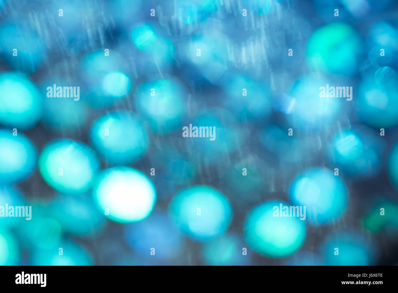 blue abstract blurred lights bokeh background texture Stock Photo - Alamy