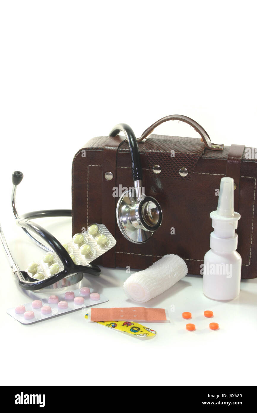first aid kit Stock Photo