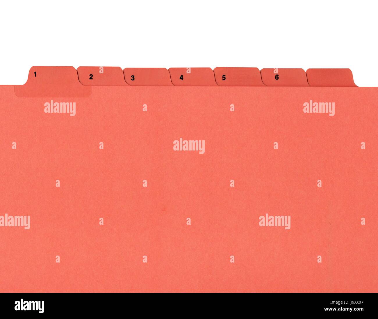 office stationery file tab number label folder numbered office green