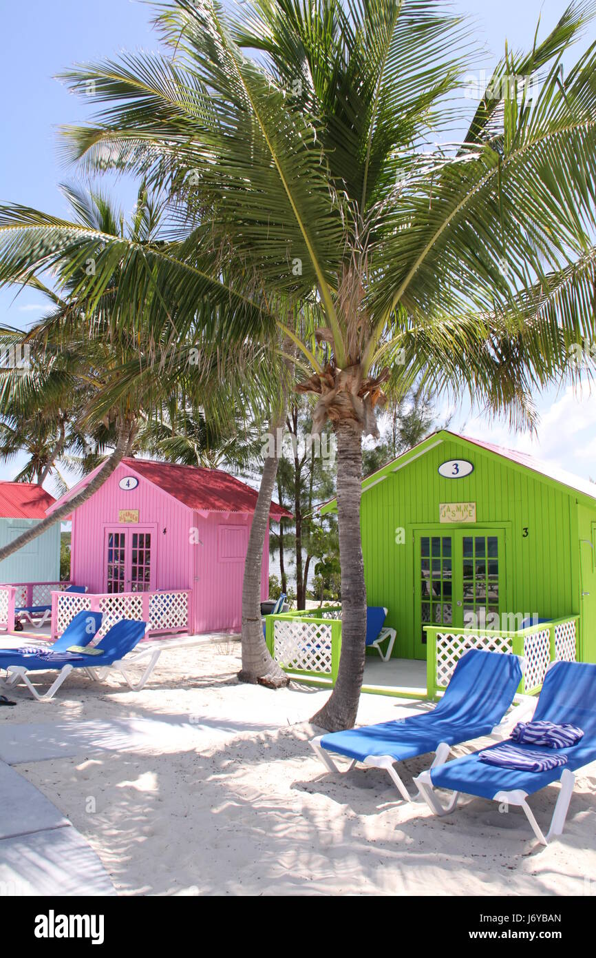 house building coloured colourful gorgeous multifarious richly coloured beach Stock Photo